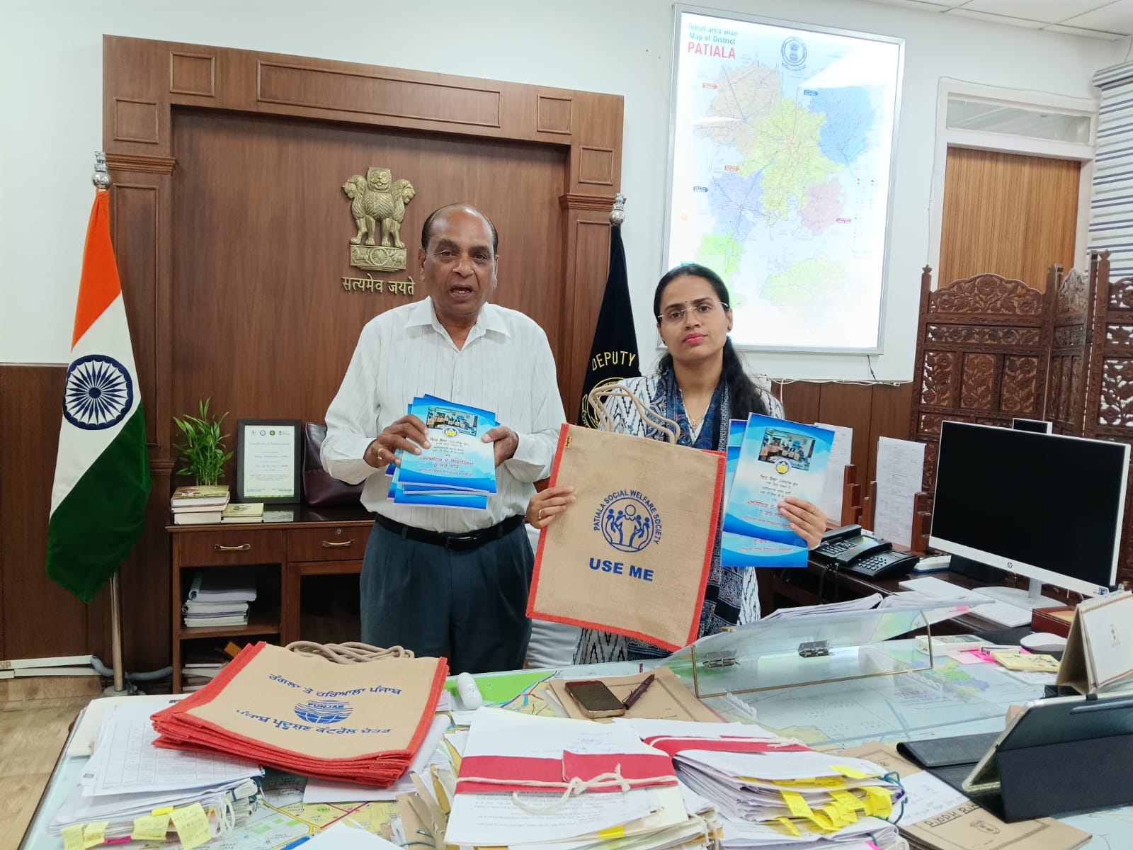 Patiala Social Welfare Society has been conducting anti-plastic awareness campaign for 25 years.